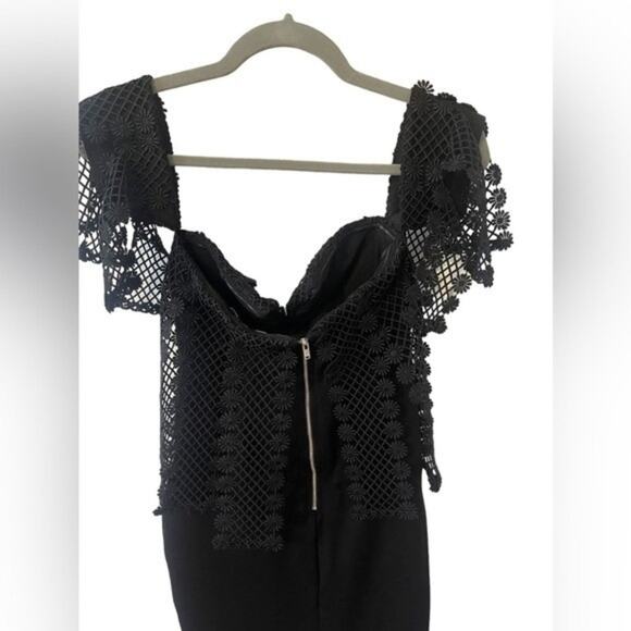 Elliatt Sisley Strapless Off Shoulder Witchy Whimsigoth Edgy Cocktail Dress Sz S - Picture 6 of 15